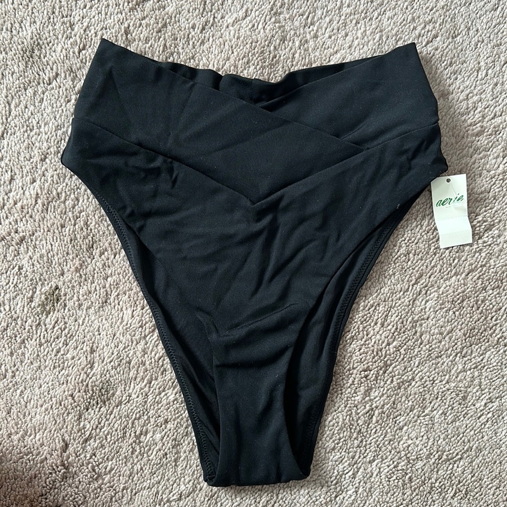 NWT AERIE HIGH LEG BIKINI BOTTOM